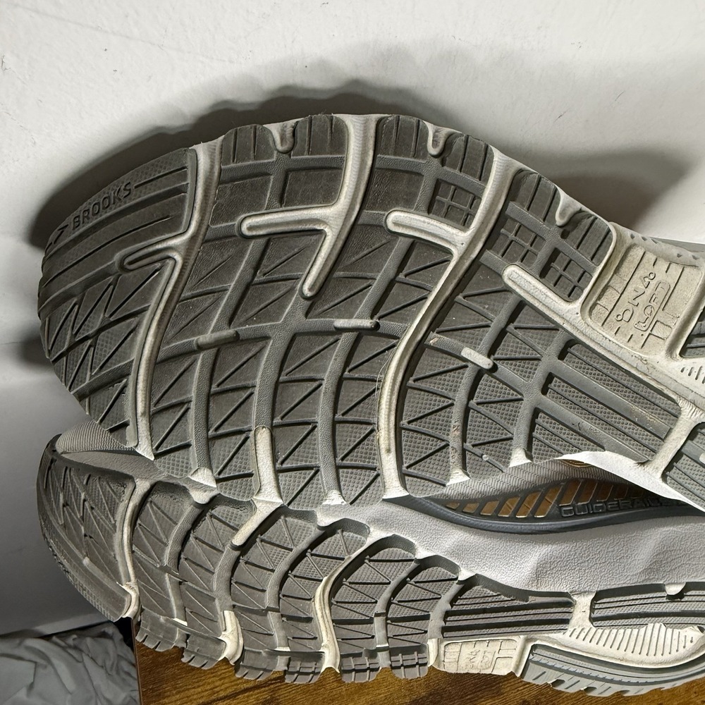 Brooks White and Gold Athletic Shoes - Picture 6 of 7